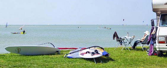 Foto van Weekendje kitesurfen + Camping